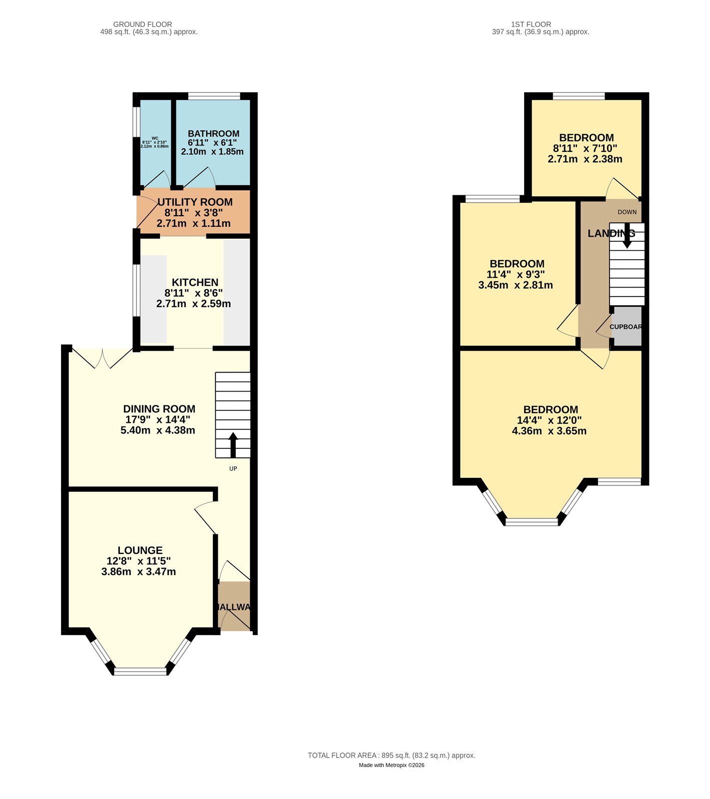 41, Exeter Road, Southville floorplan