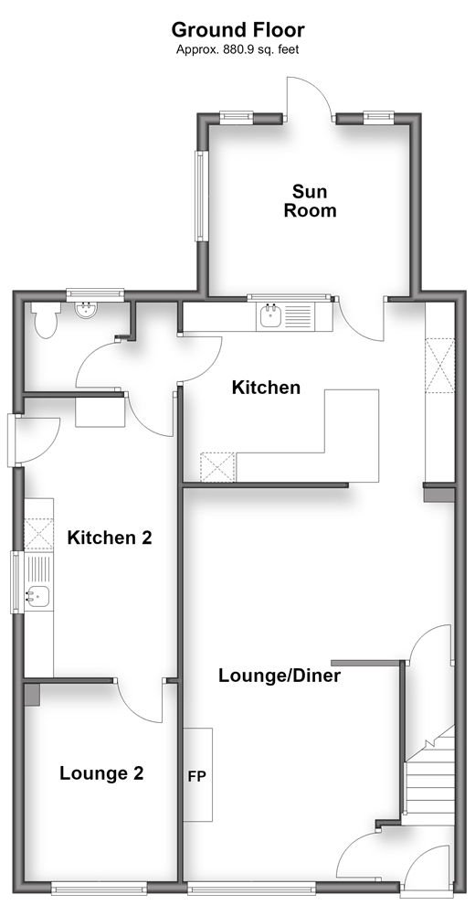 Oriole Way Larkfield, Aylesford floorplan