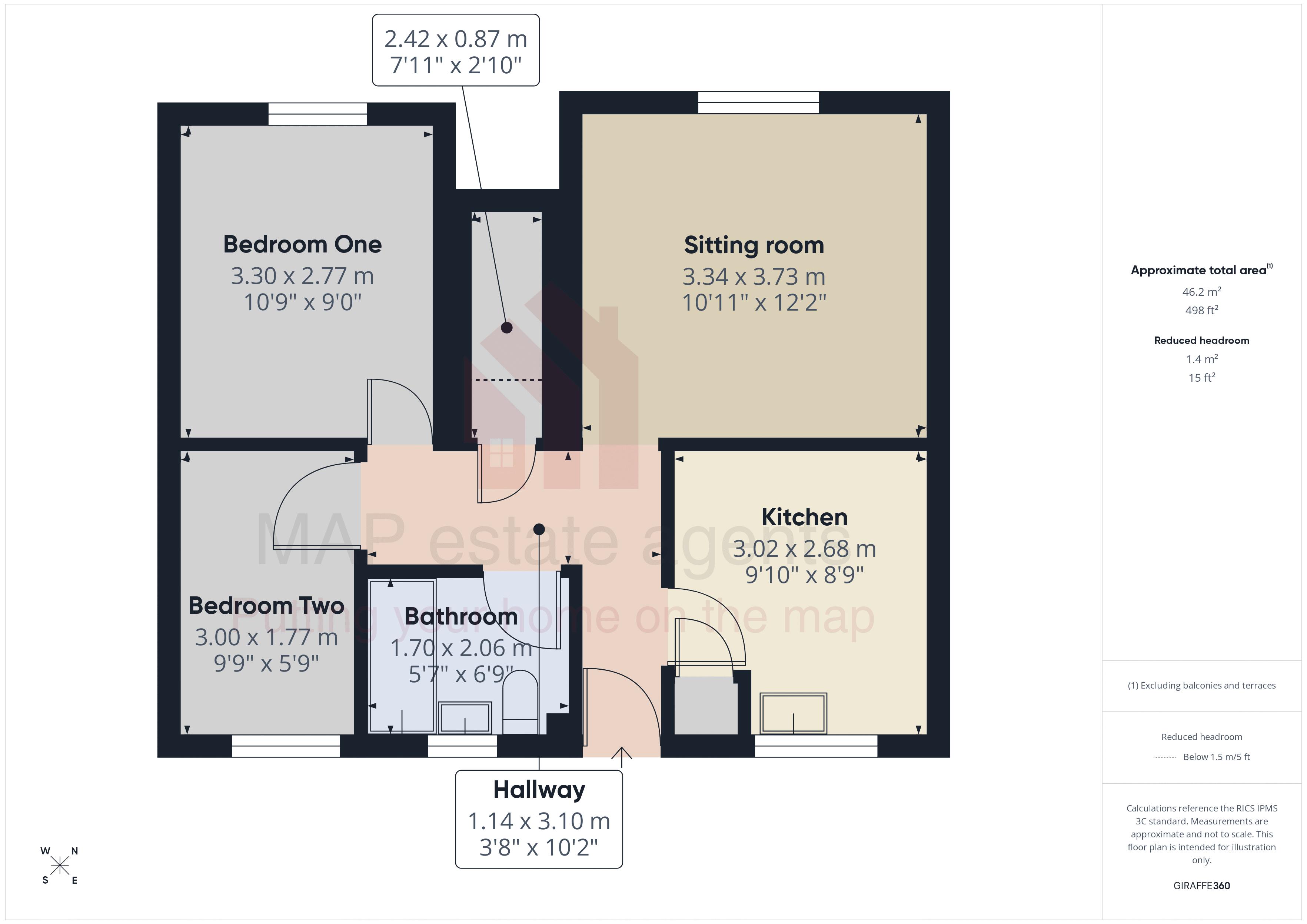 19, Rosehill Gardens, Penzance floorplan