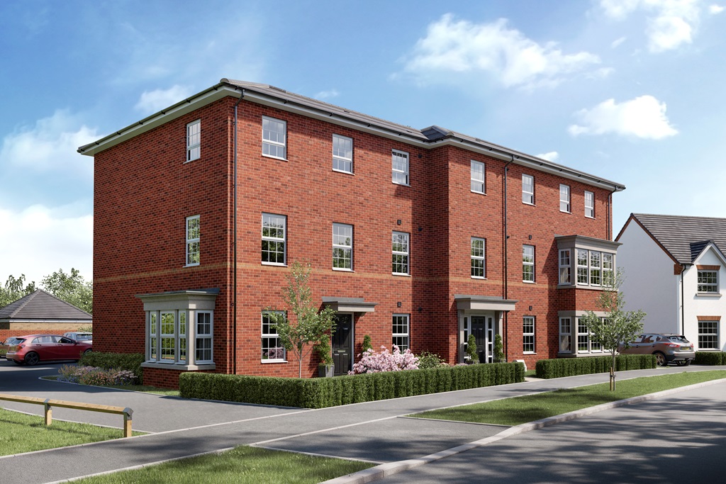 Property 2 of 6. Artists Impression Of The Hawthorn Apartments