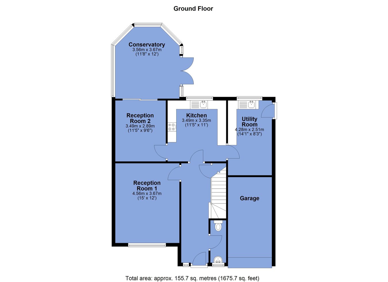 3, Arran Close, Bolton floorplan