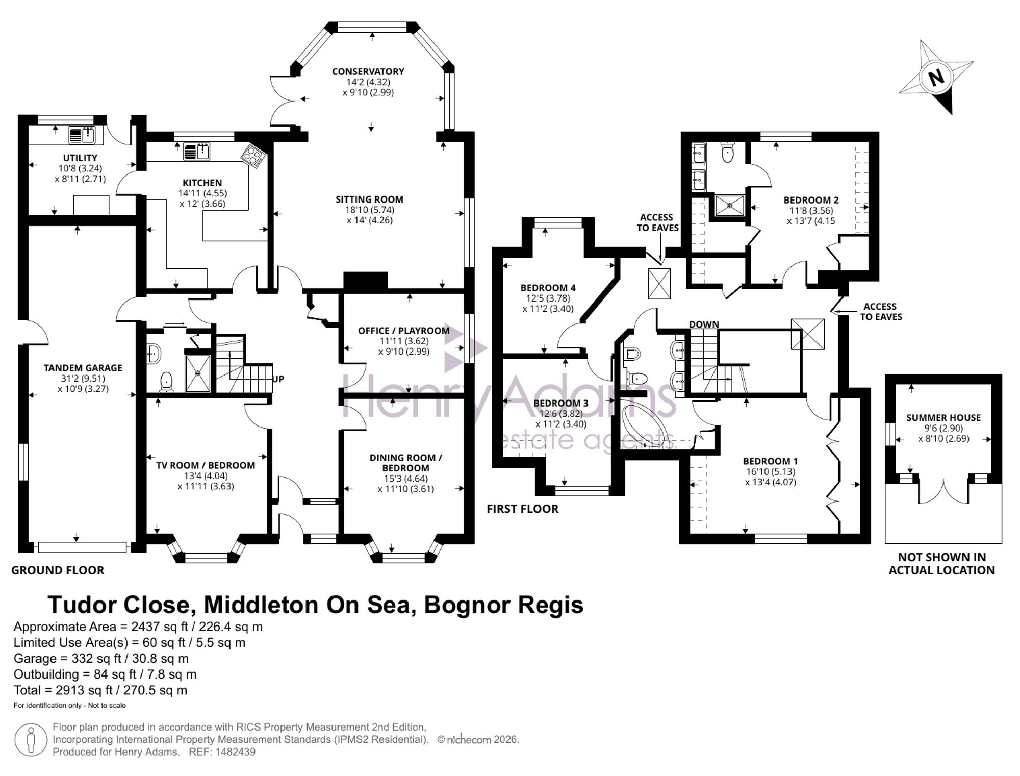 21 Tudor Close, Bognor Regis floorplan