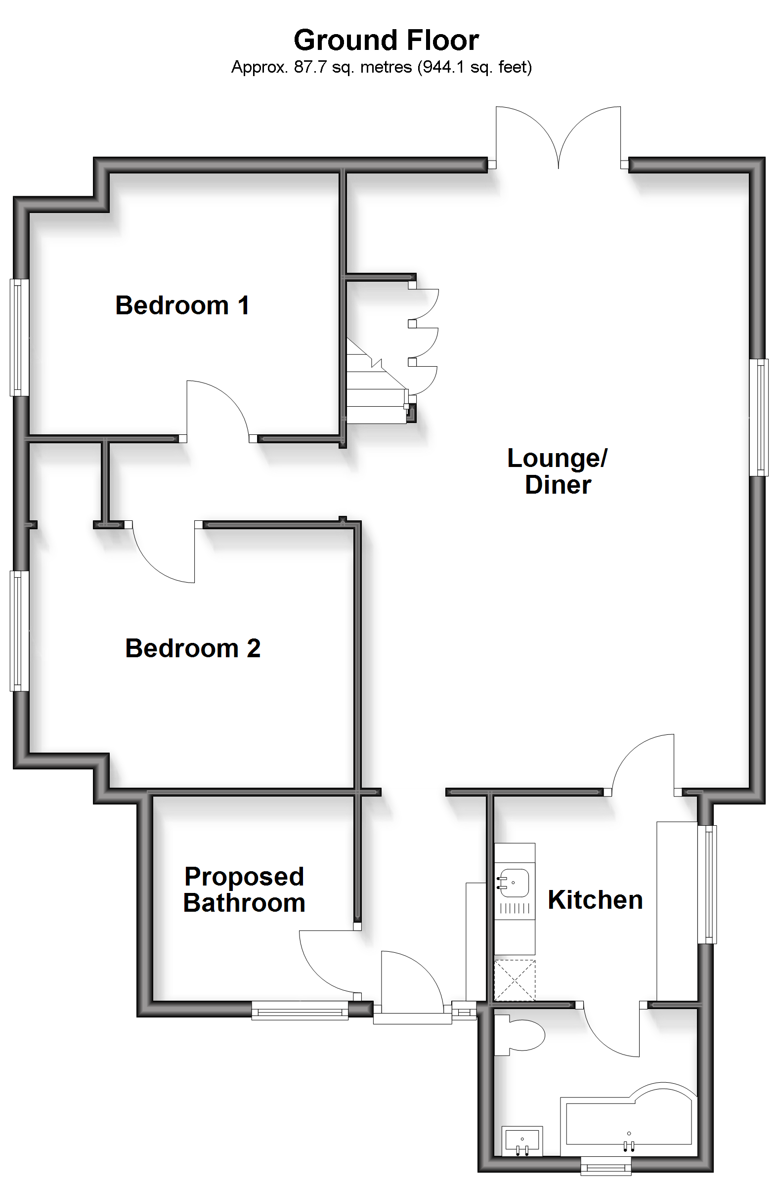 The Haven, Bullockstone Road, Herne Bay floorplan