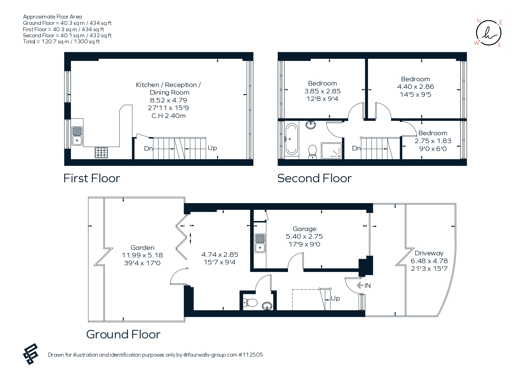 183, Half Moon Lane, London floorplan