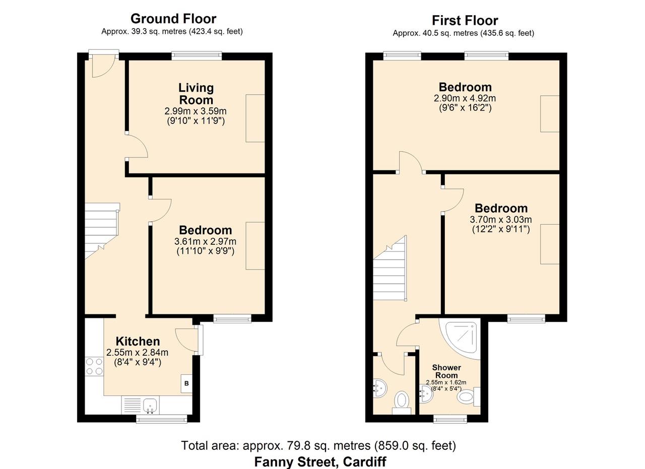 Fanny Street, Cardiff floorplan