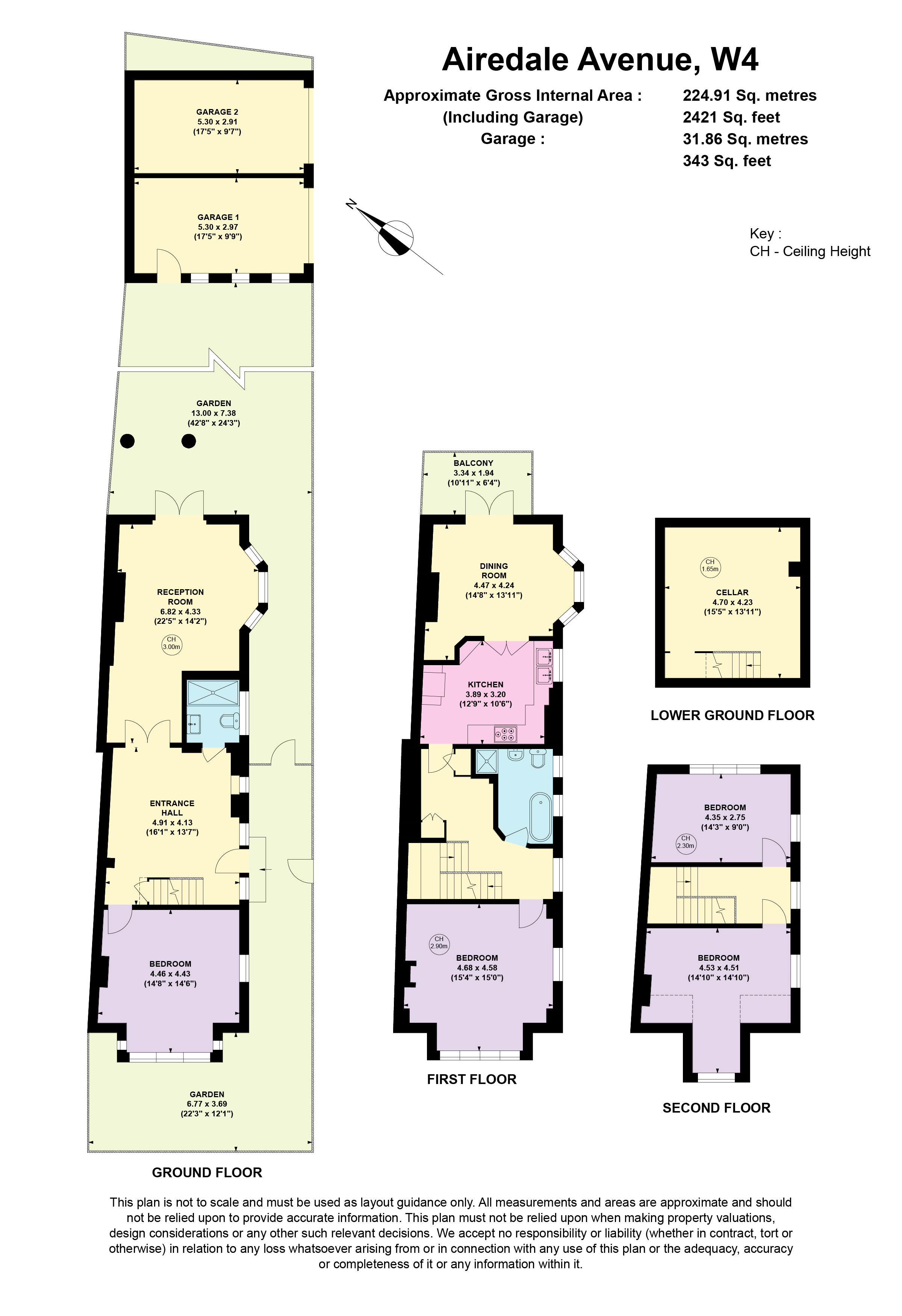 Airedale Avenue, London W4 floorplan