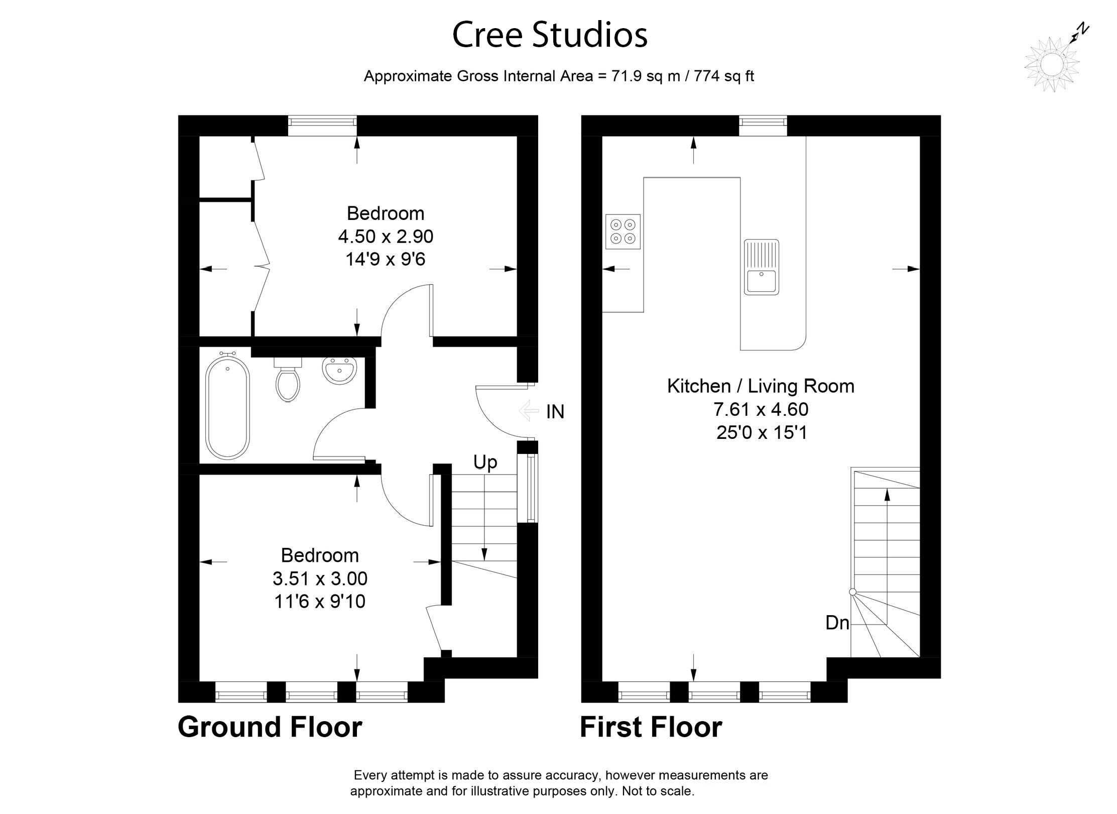 10 Cree Studios, Elm Grove, London, Elm Grove, London, London floorplan