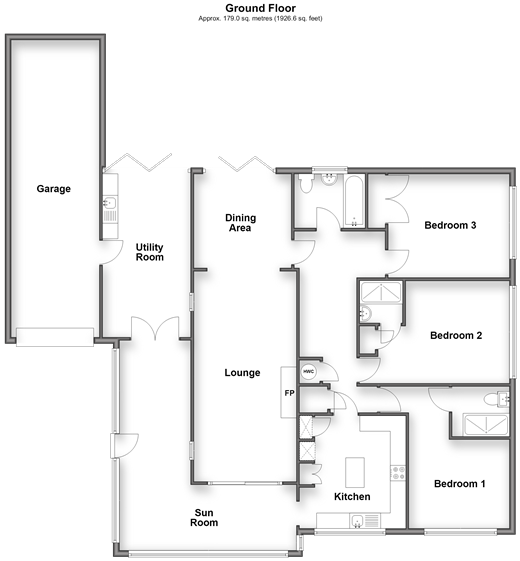 The Parade, Greatstone floorplan
