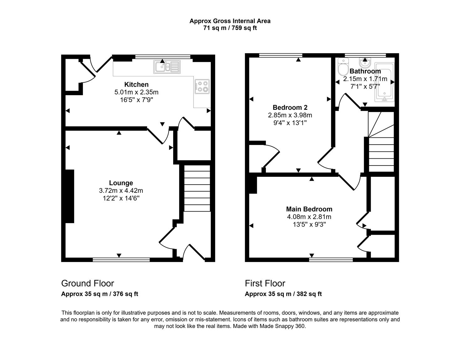71, Rhyber Avenue, Lanark floorplan