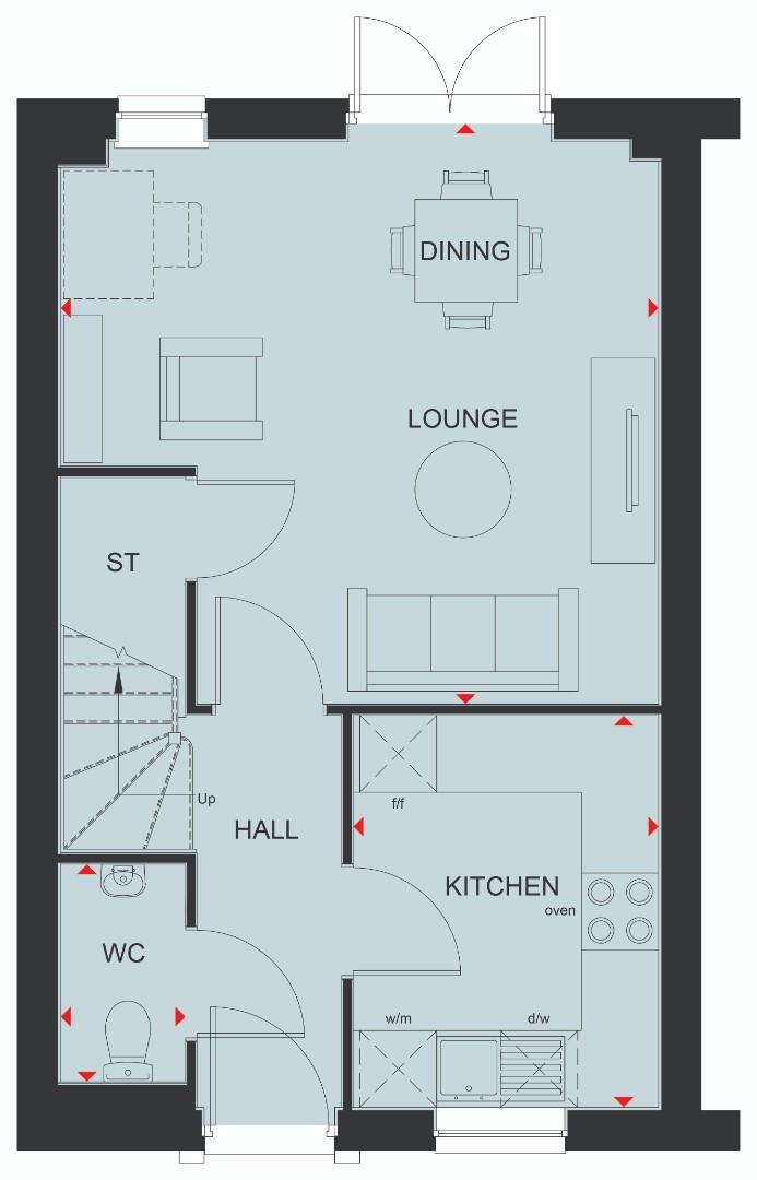 The Stroud, Watery Lane, Lichfield floorplan