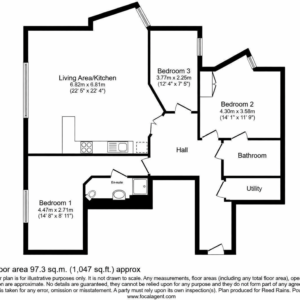602 McConnell, Jersey Street, Manchester floorplan