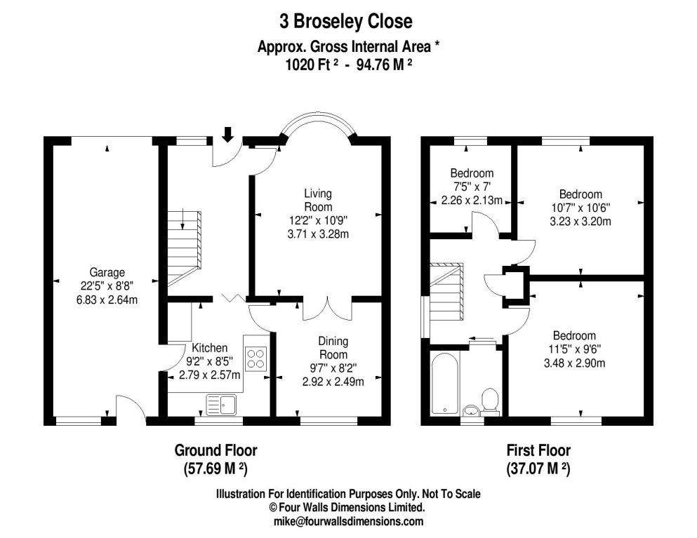 3 Bedrooms Semi-detached house to rent in Broseley Close, Shrewsbury, Shropshire SY2