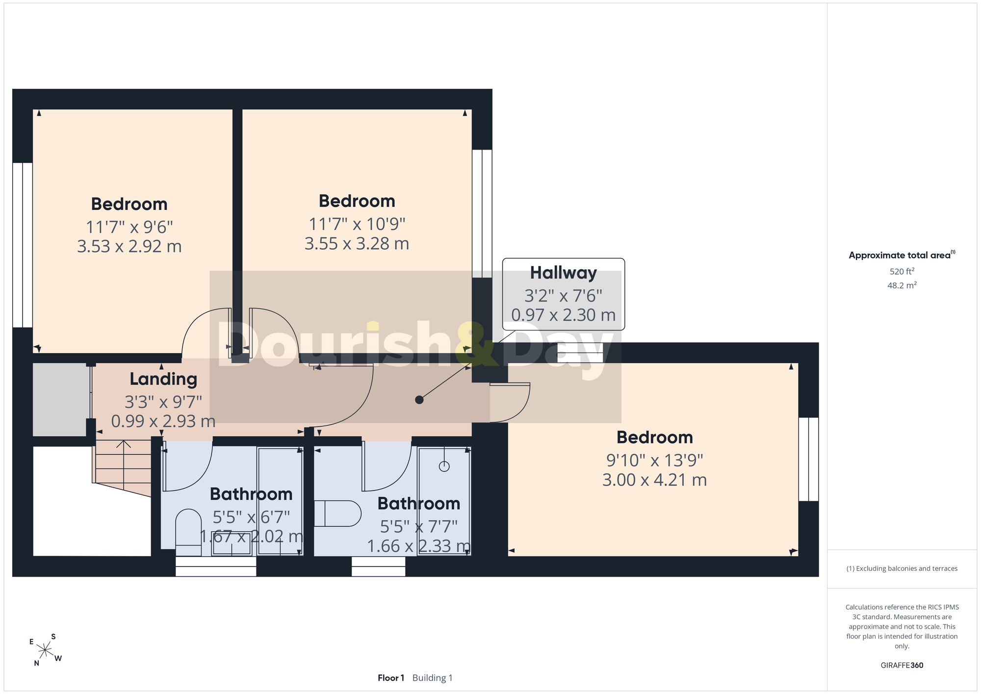 39 Harcourt Way, Stafford floorplan