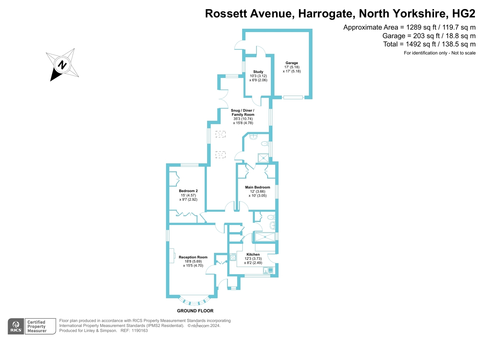 22, Rossett Avenue, North Yorkshire floorplan