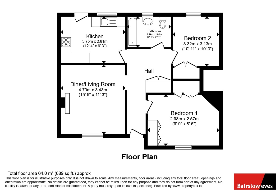 165, Chelmsford Avenue, Essex floorplan