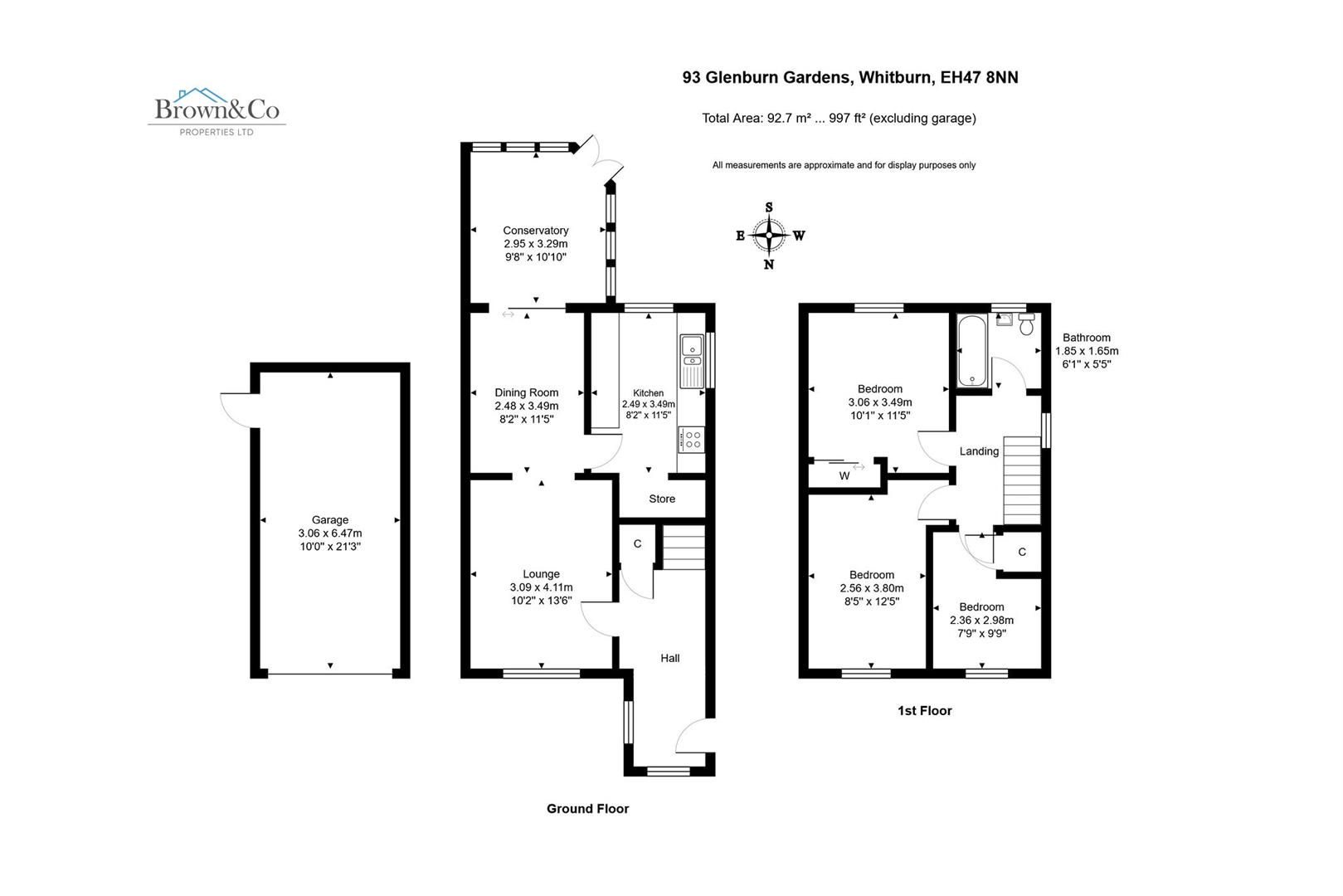 93, Glenburn Gardens, Whitburn floorplan
