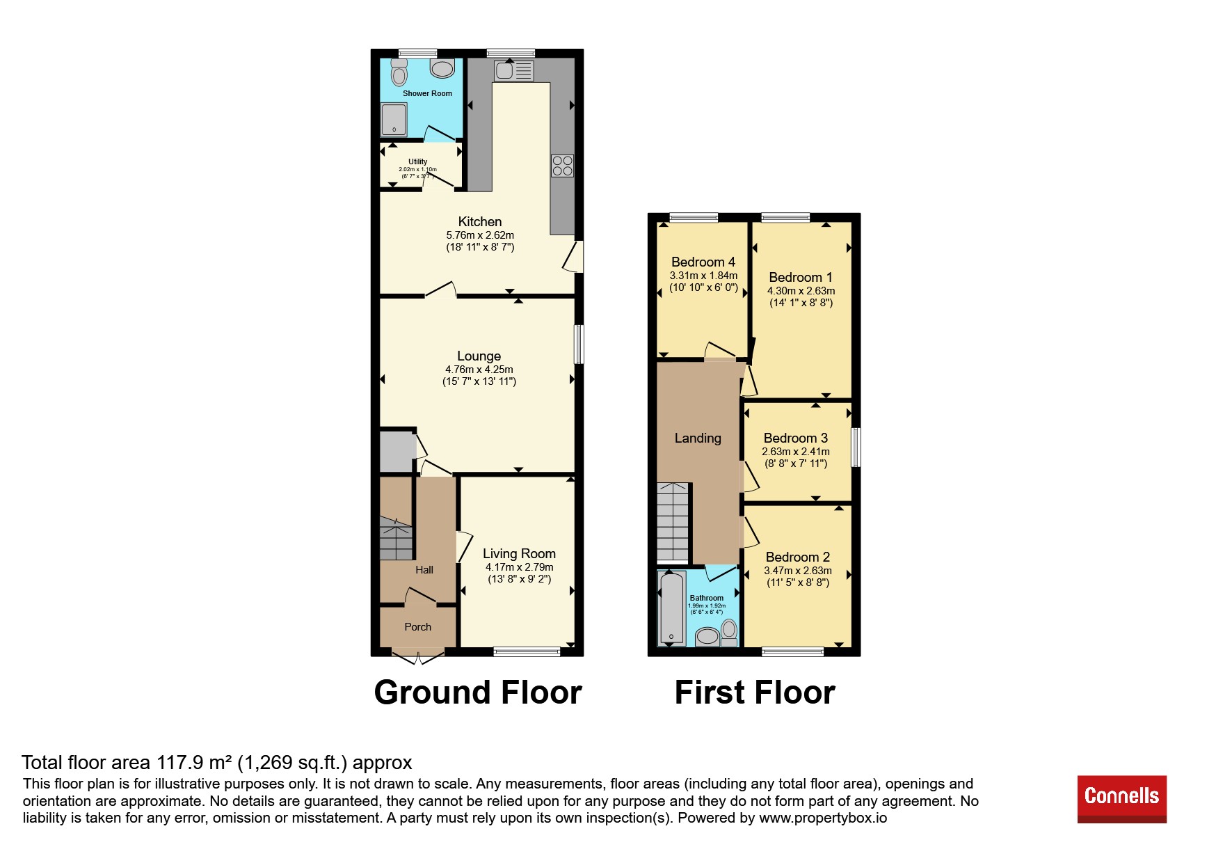 9, Hutton Road, Birmingham floorplan