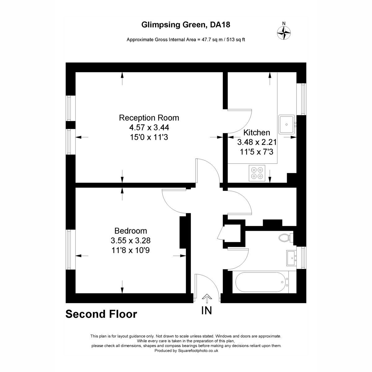 9, Glimpsing Green, Erith floorplan