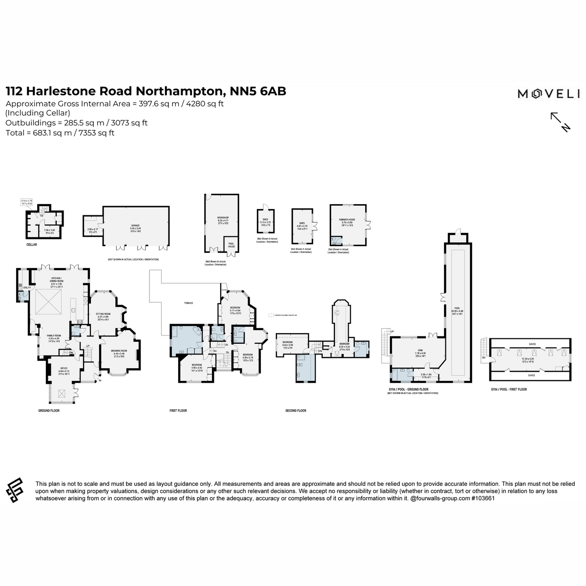 112, Harlestone Road, Northampton floorplan