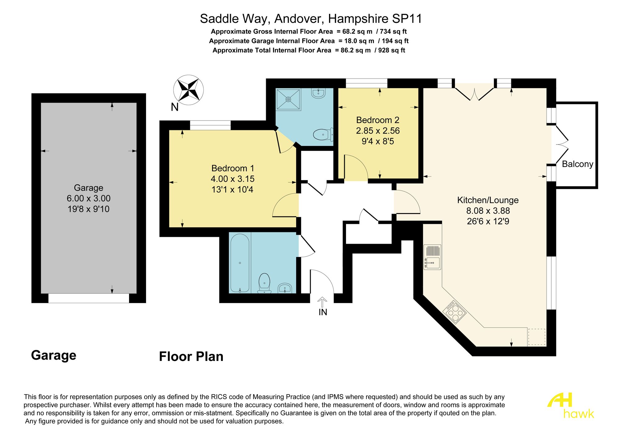 34 Saddle Way, Andover floorplan