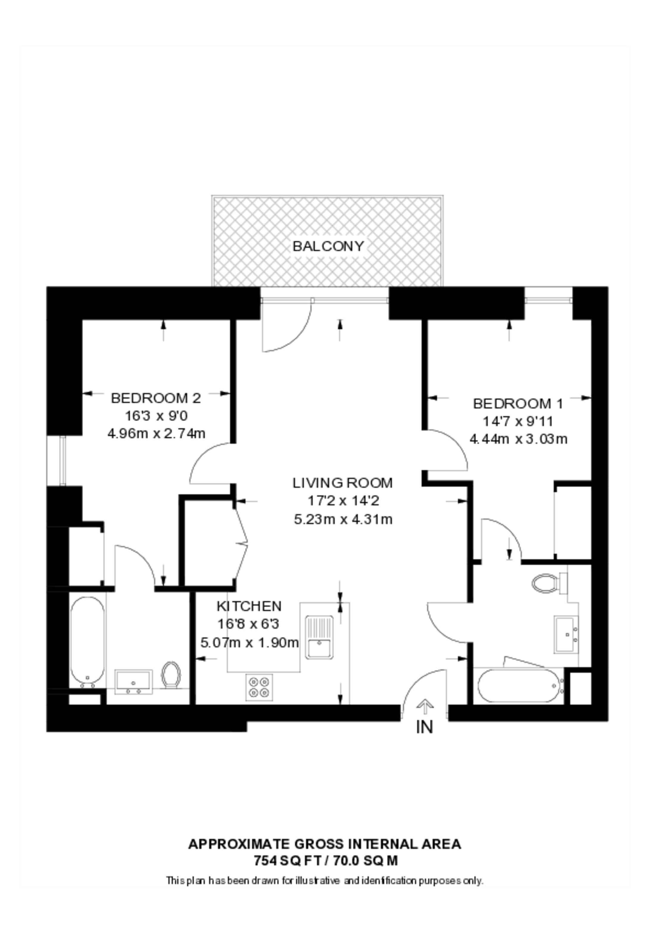 Barking Wharf, Barking floorplan