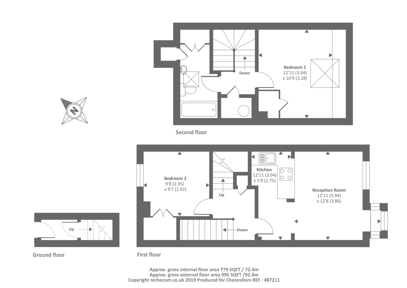 2 Bedrooms Maisonette for sale in Downley, Buckinghamshire HP13