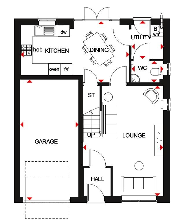 4 Bedrooms Detached house for sale in 