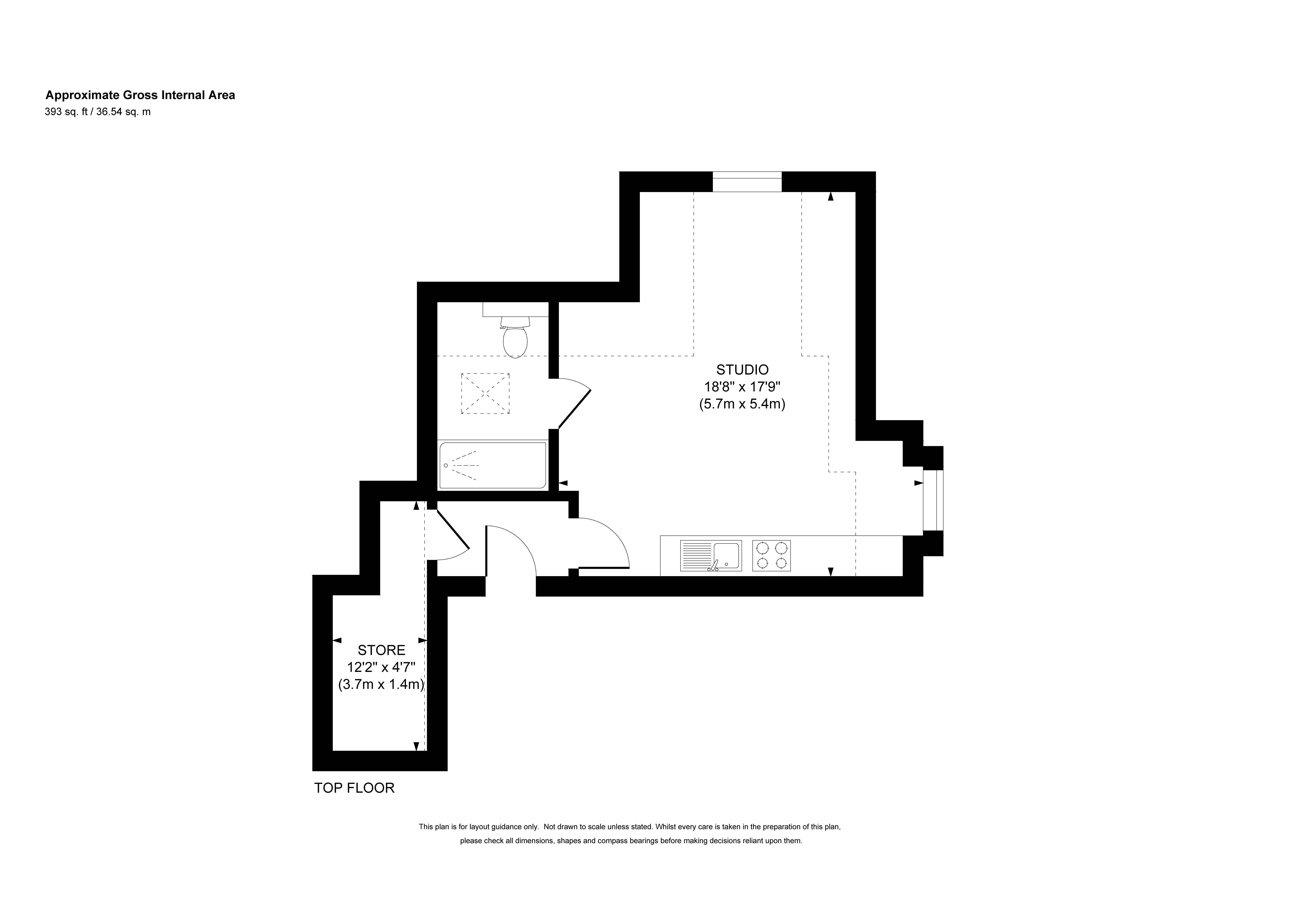 Flat 6 Homeleigh,, Guildford Road, Surrey floorplan
