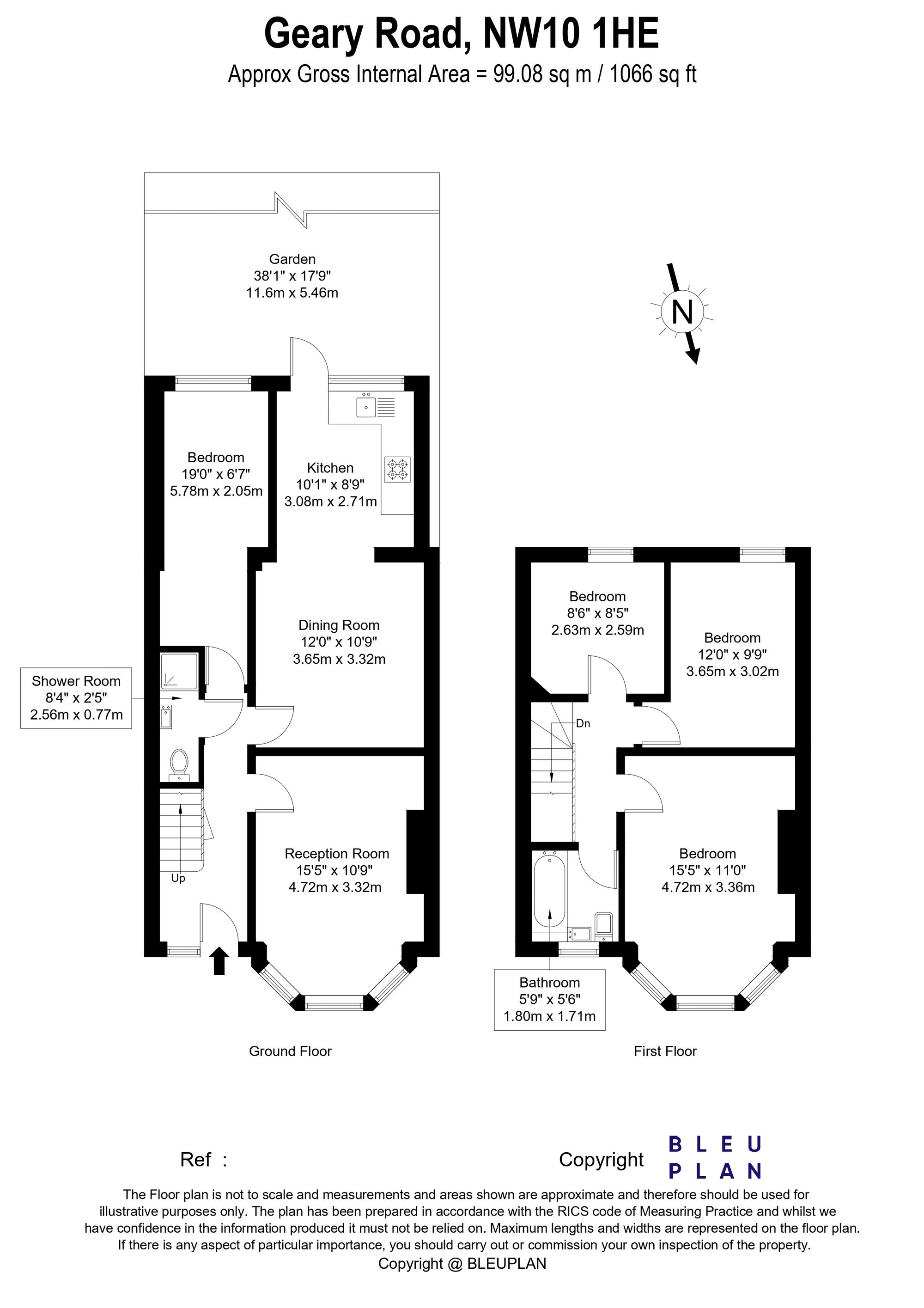 21 Geary Road, London floorplan
