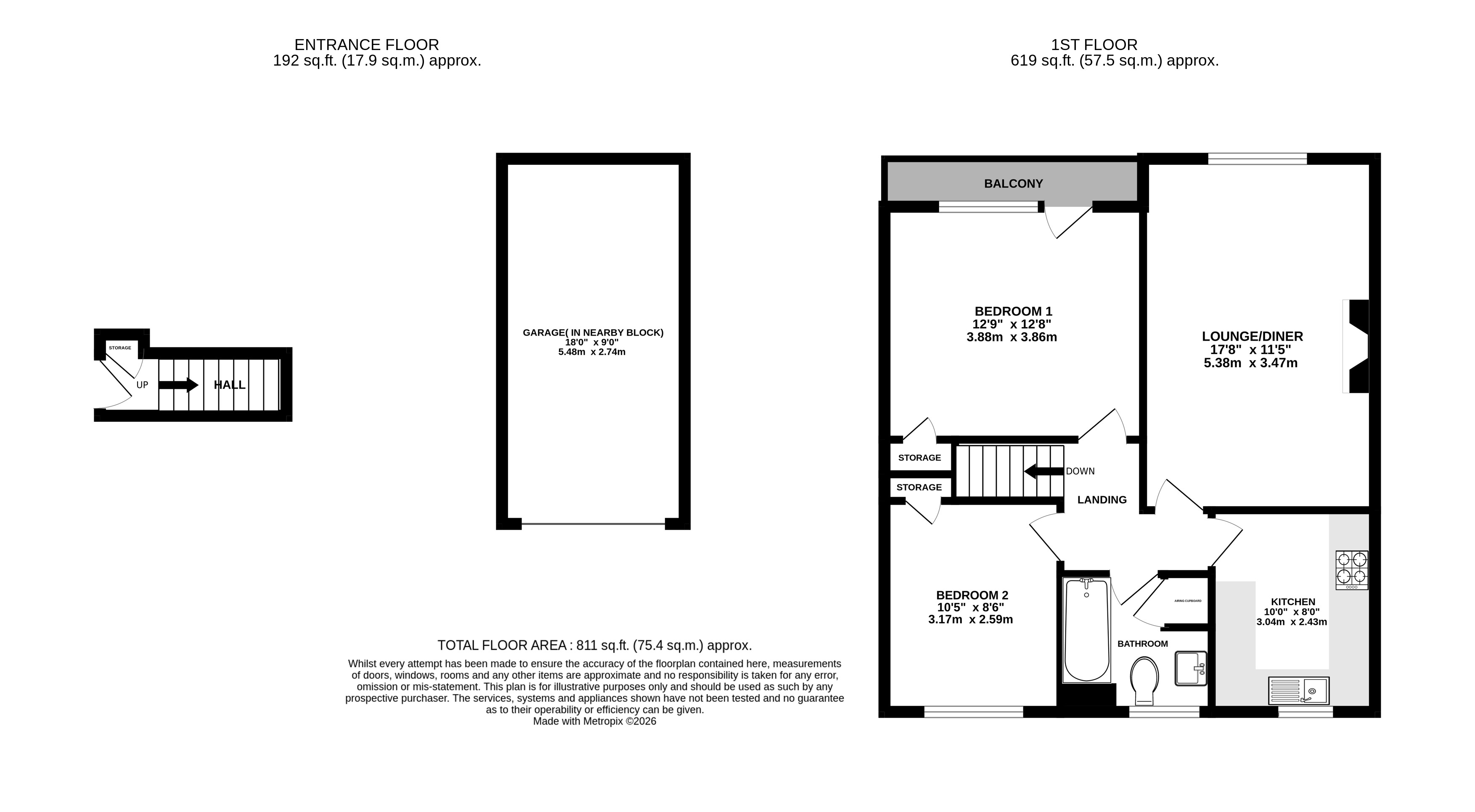 35, Elgar Close, Basingstoke floorplan