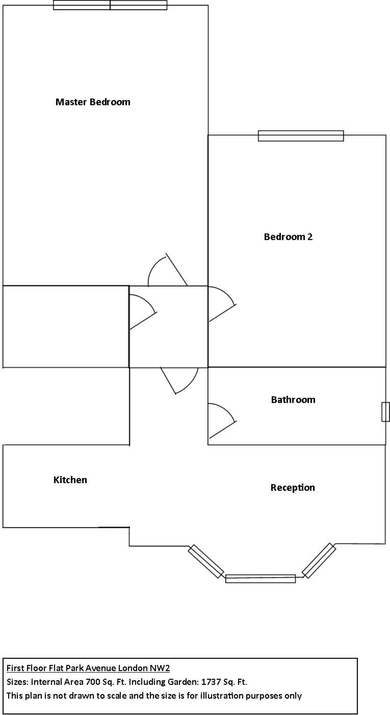2 Bedrooms Flat to rent in Blandford Court, Brondesbury Park, Brondesbury NW6