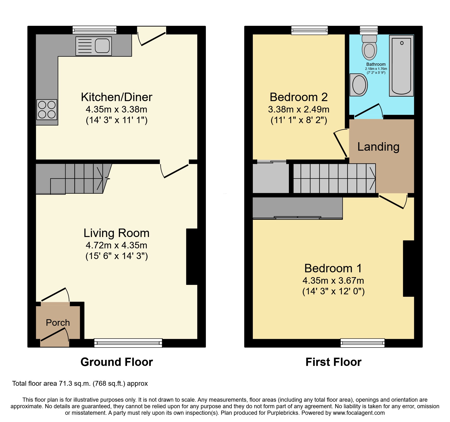 49, Field Street, Manchester floorplan