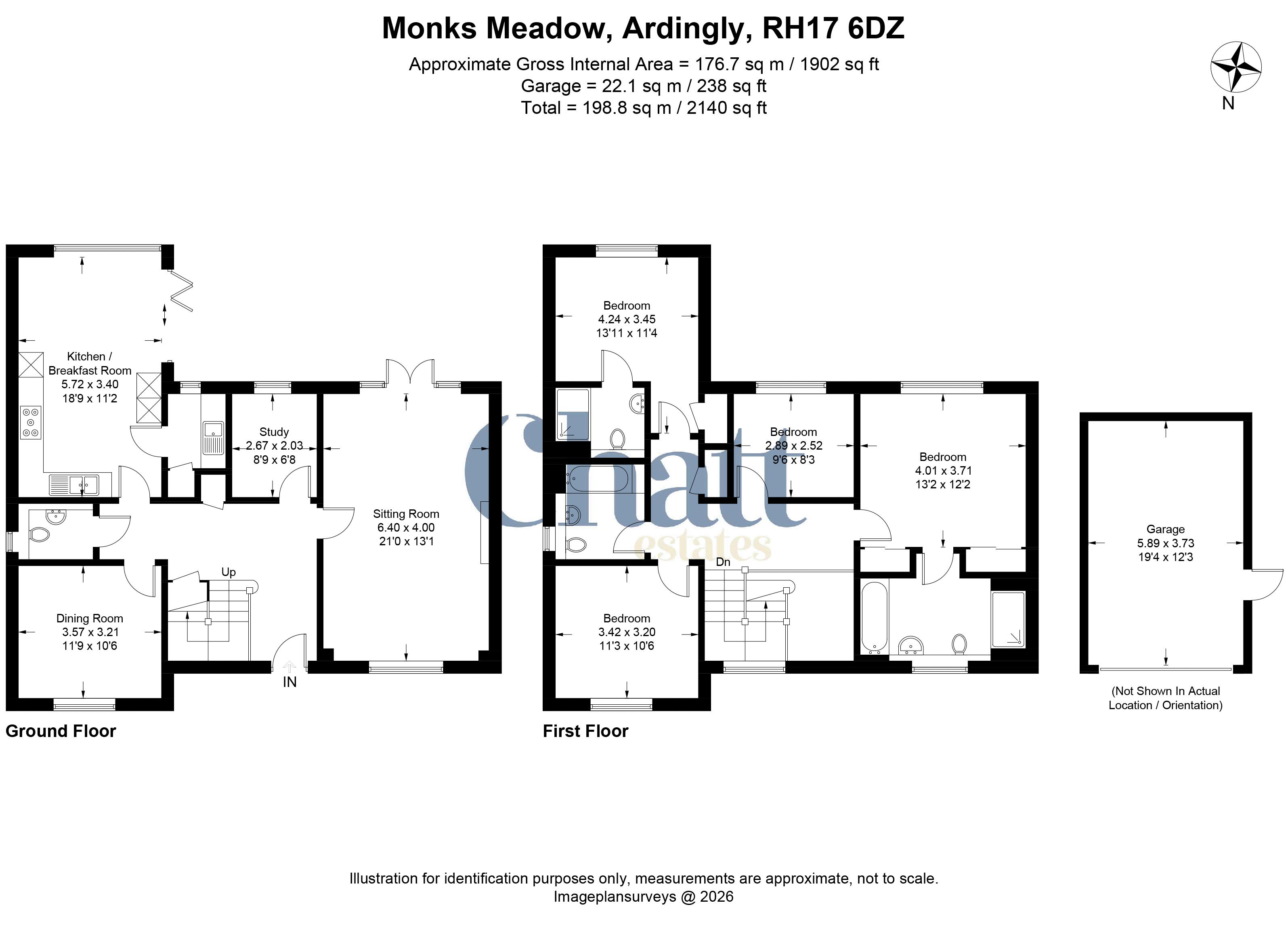 4, Monks Meadow, Haywards Heath floorplan