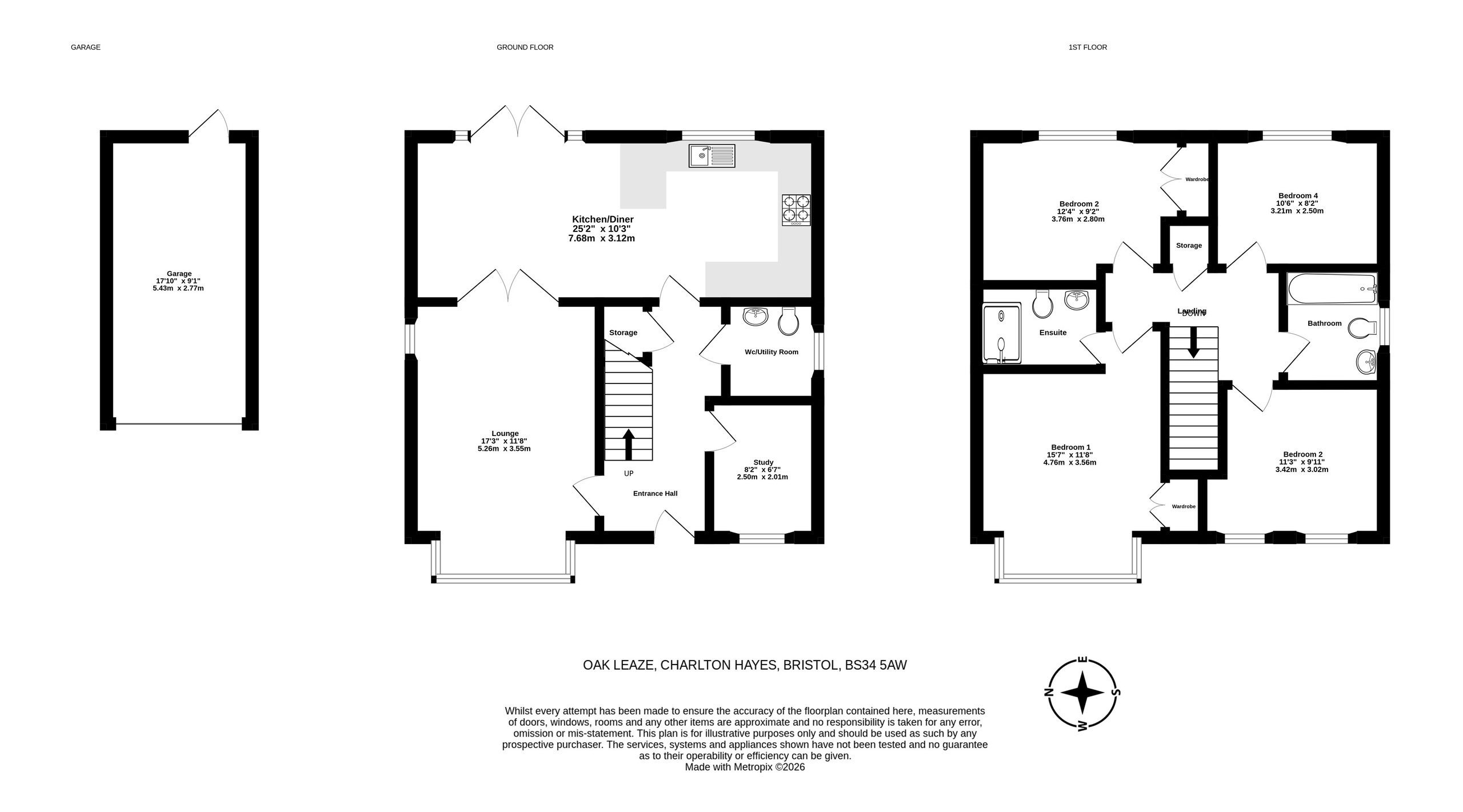 106 Oak Leaze, Bristol floorplan