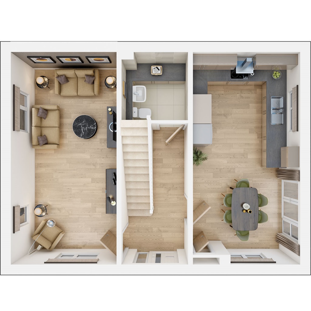 The Plumdale - Plot 145, The Arboretum, Three Counties Way, Haverhill floorplan