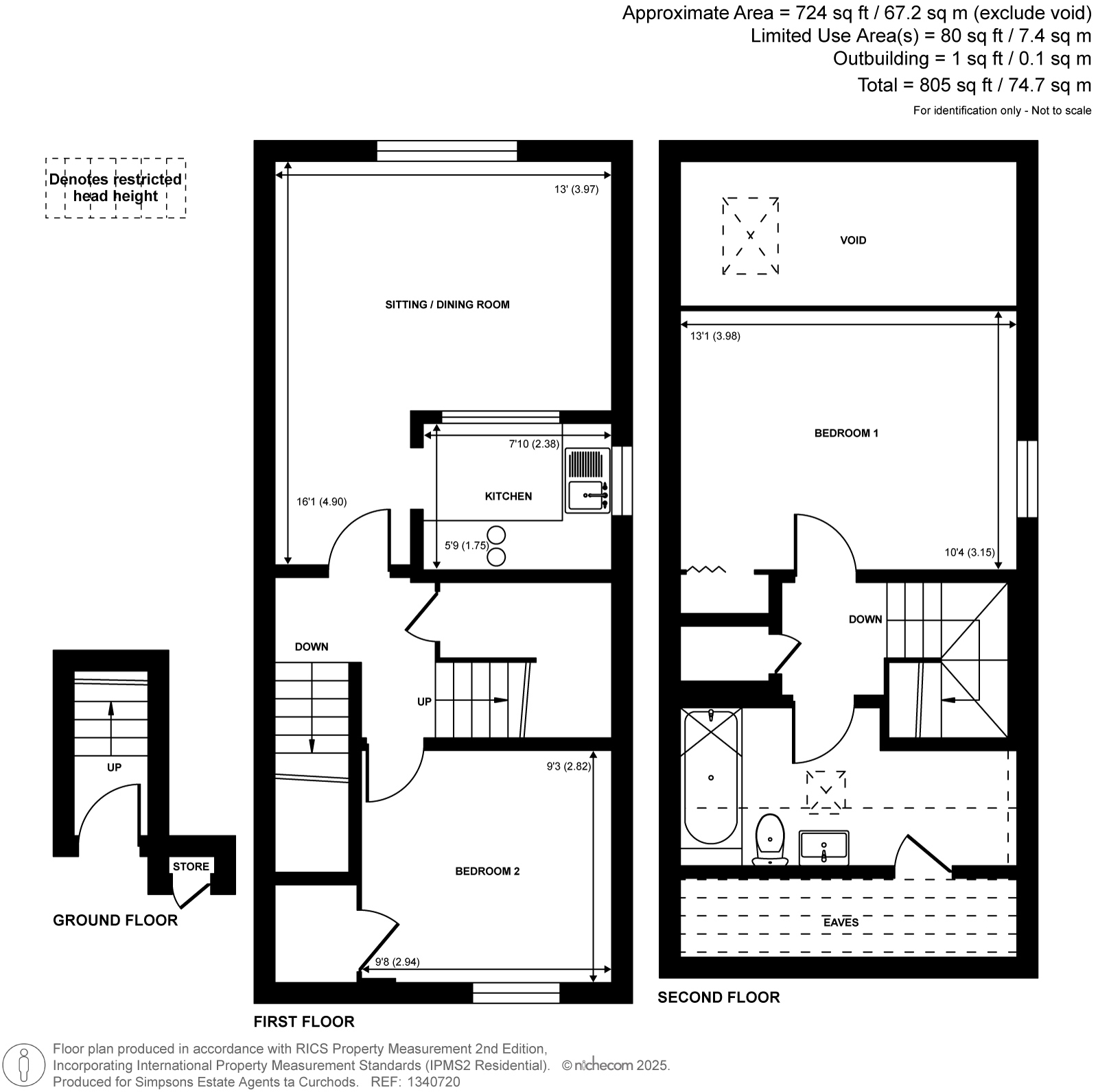 11, Lawrence Close, Guildford floorplan
