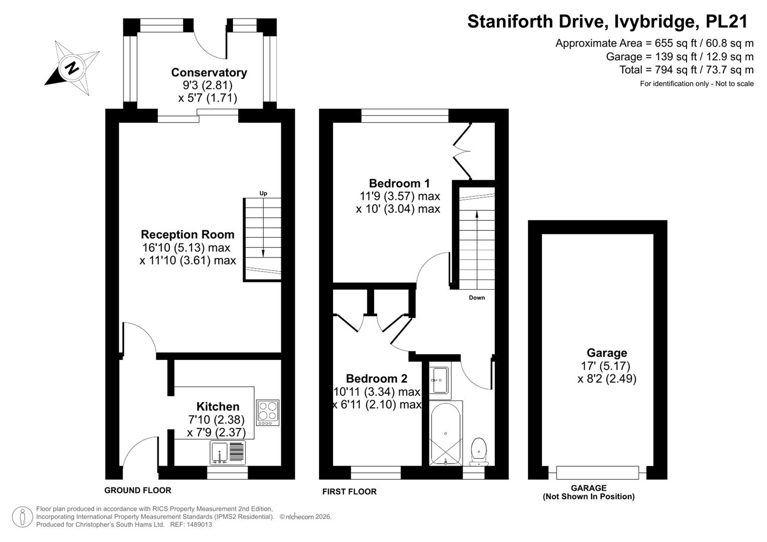 14, Staniforth Drive, Ivybridge floorplan