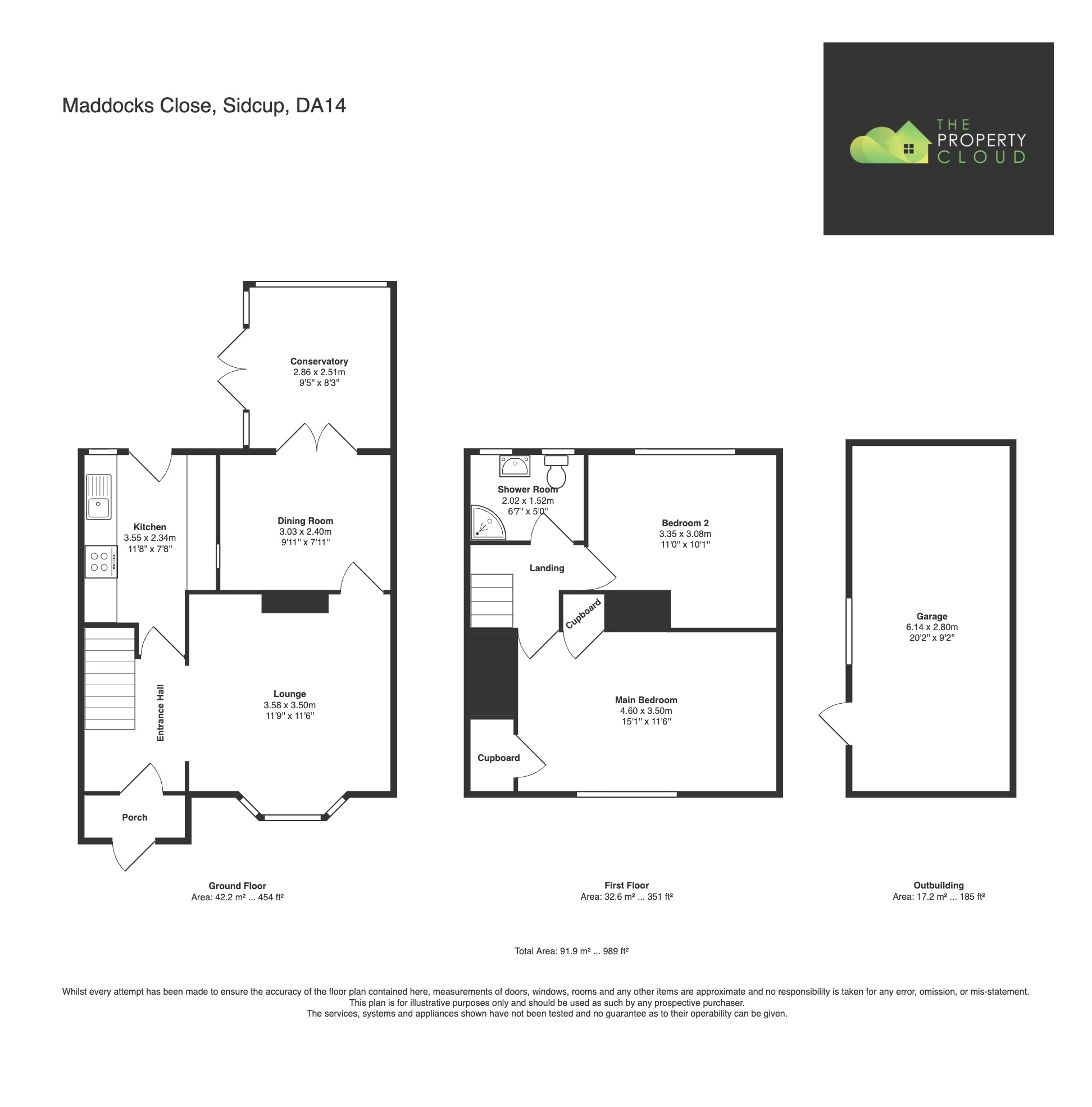 1 Maddocks Close, Sidcup, Kent floorplan