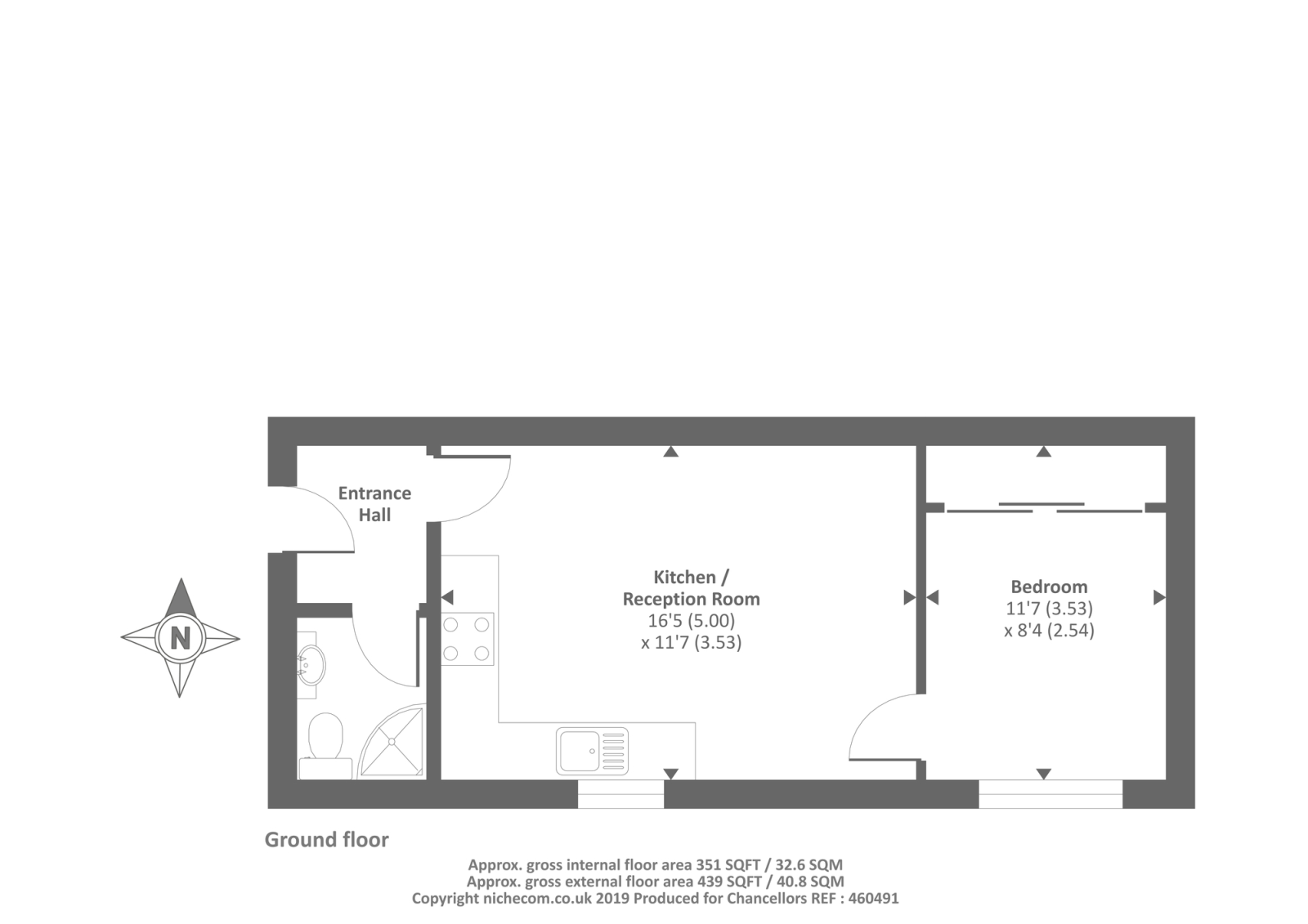 1 Bedrooms Detached bungalow to rent in The Annexem, Ascot Road, Holyport SL6