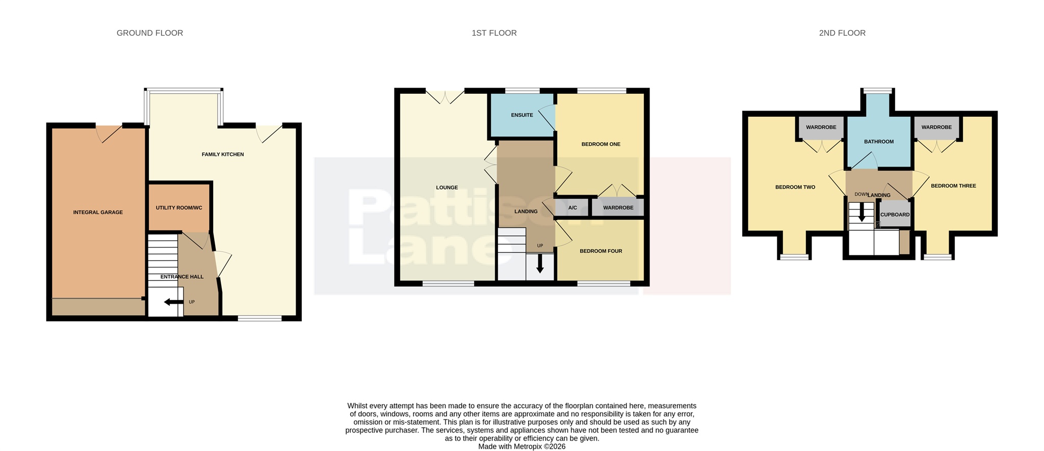 7, Honeysuckle Road, Kettering floorplan