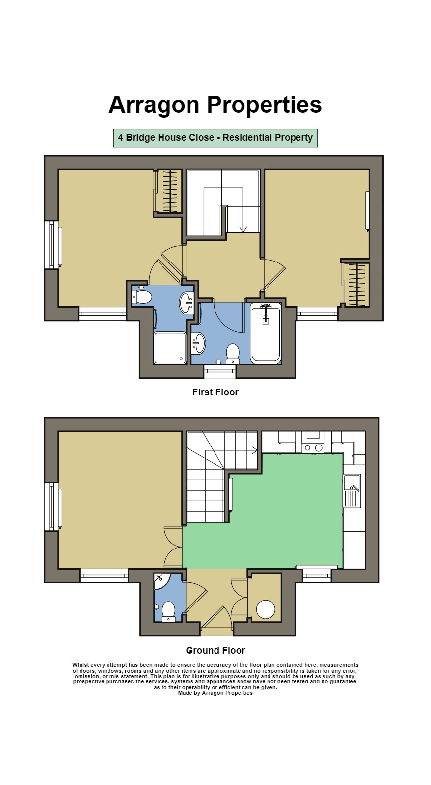 4 Bridge House Close, Bridge House Close, Atherstone floorplan