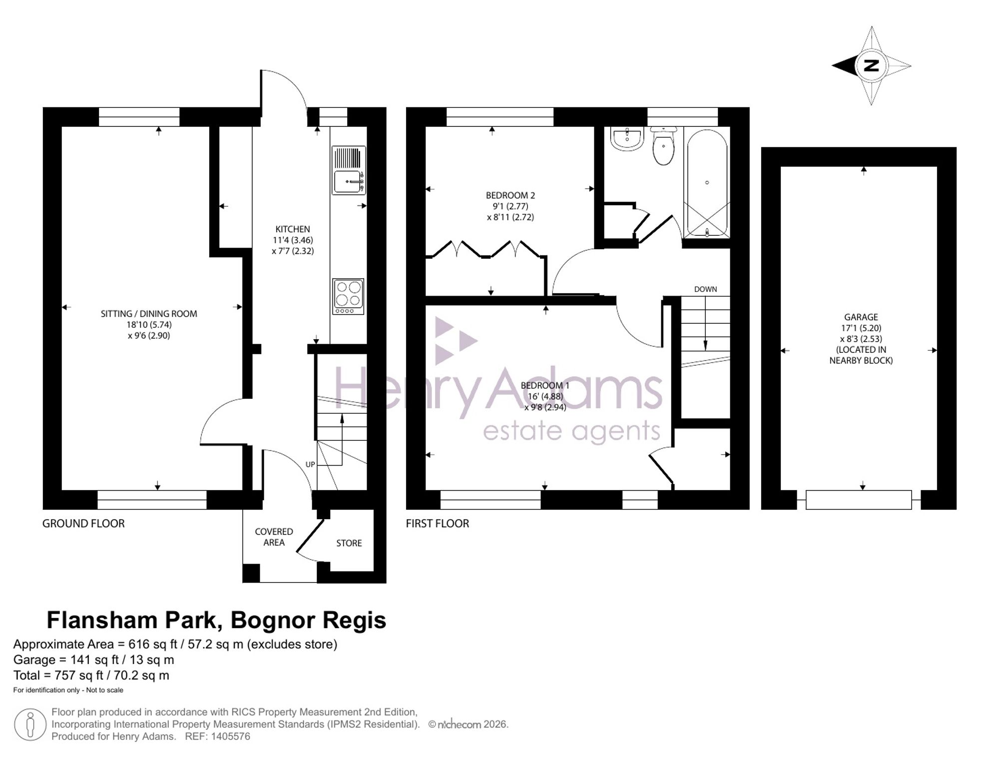 45 Flansham Park, Bognor Regis floorplan