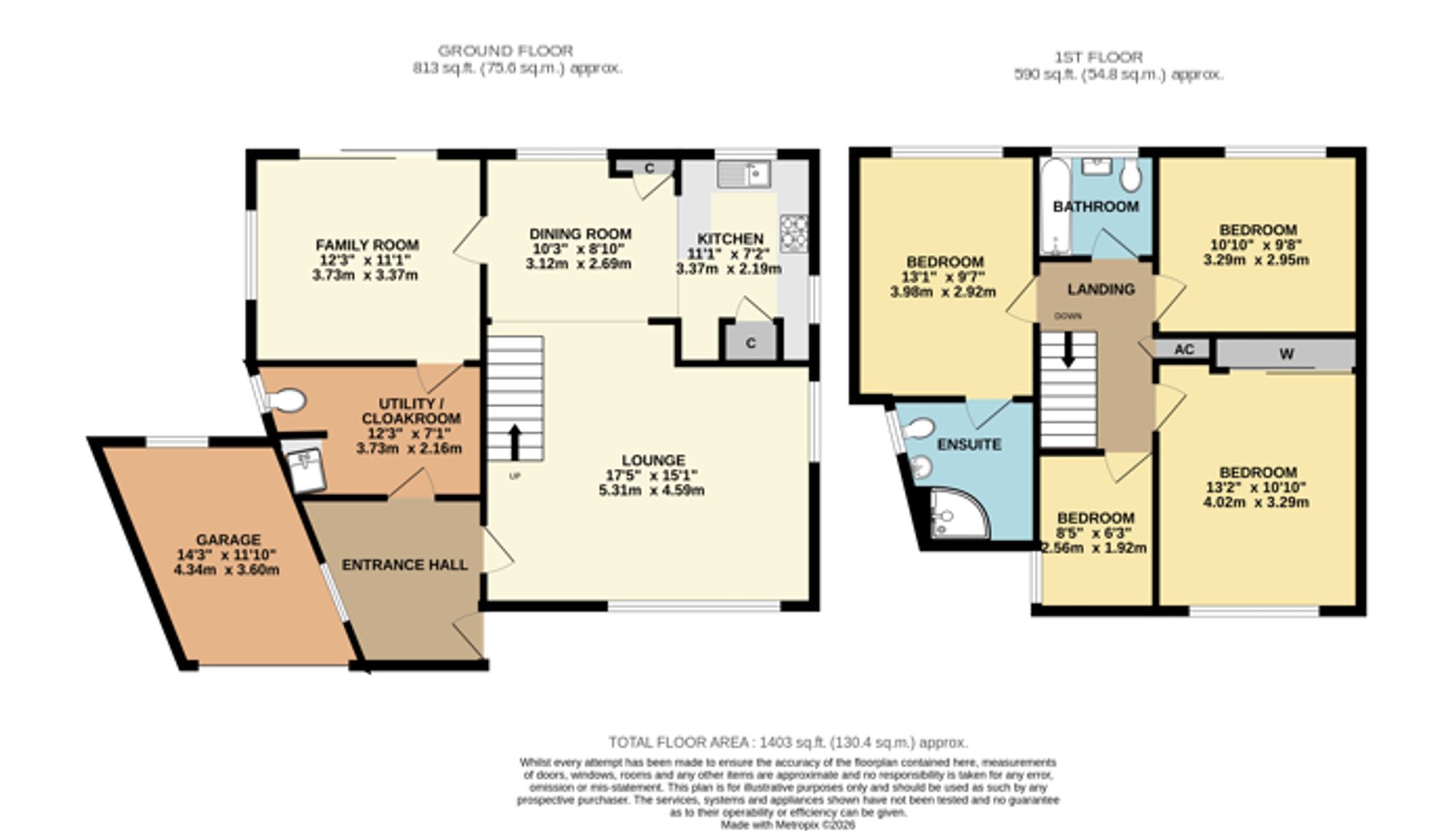 5 Bergen Crescent, Southampton floorplan