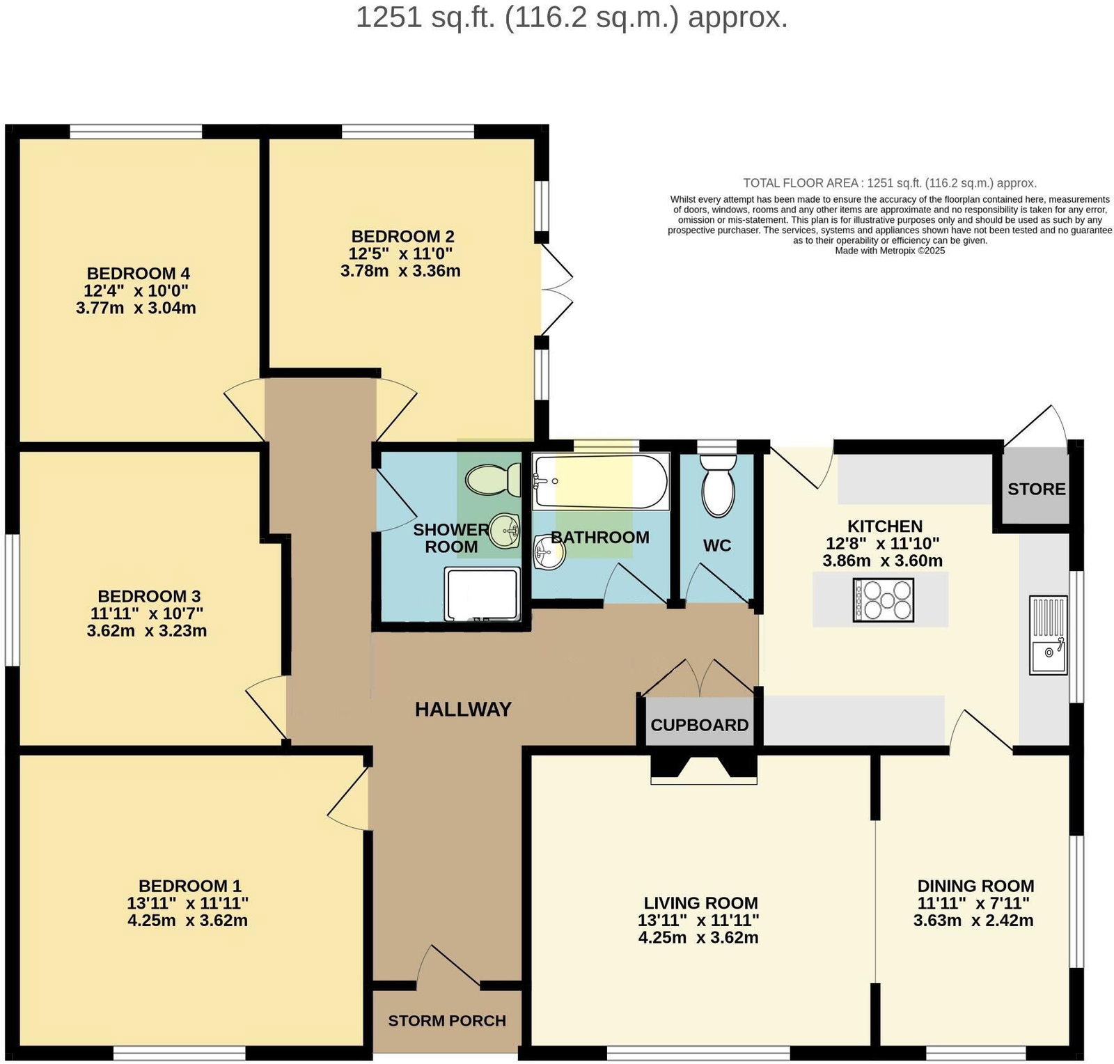 Four Views, Exeter floorplan
