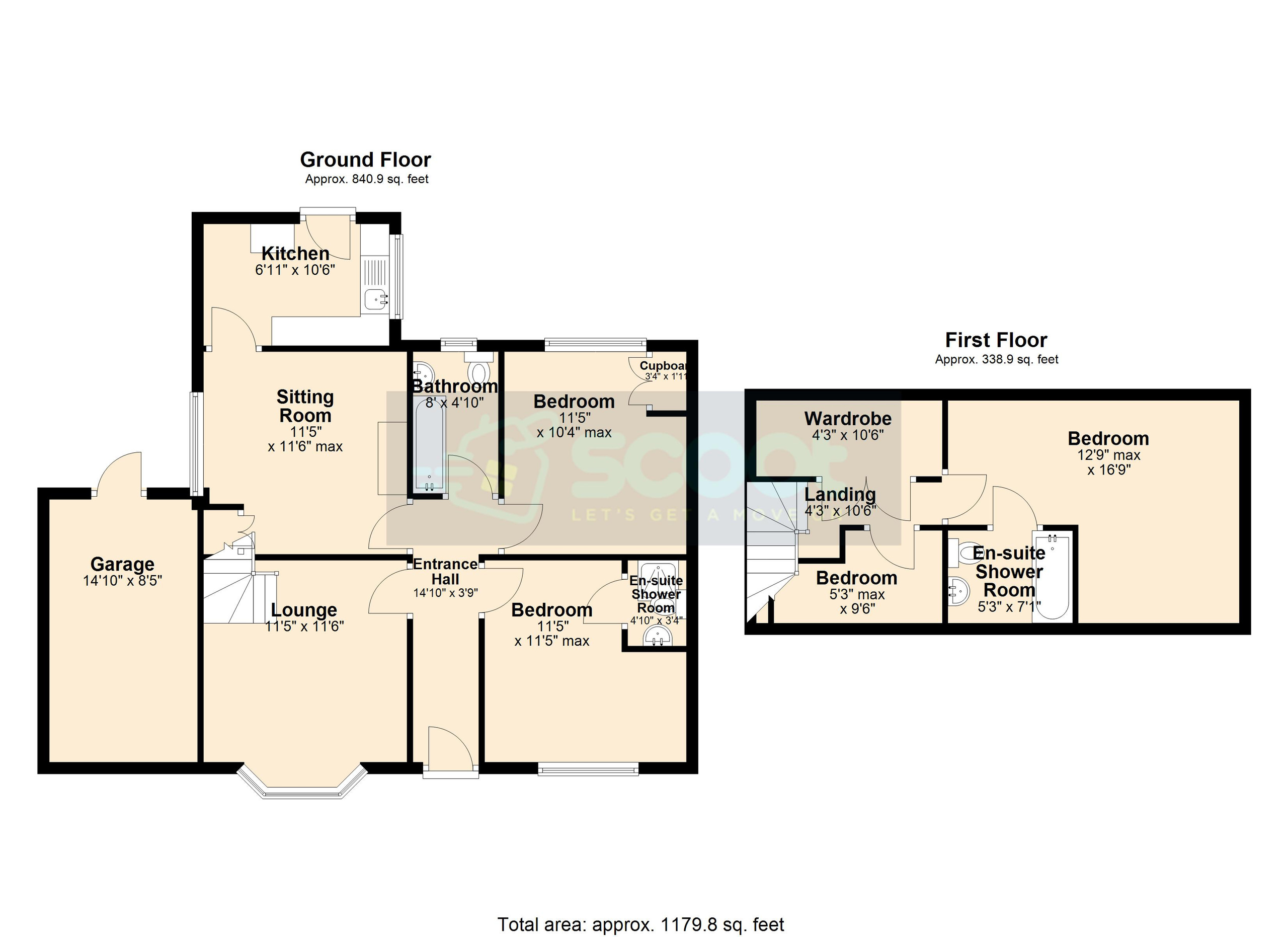 104 Redhill Avenue, Castleford floorplan