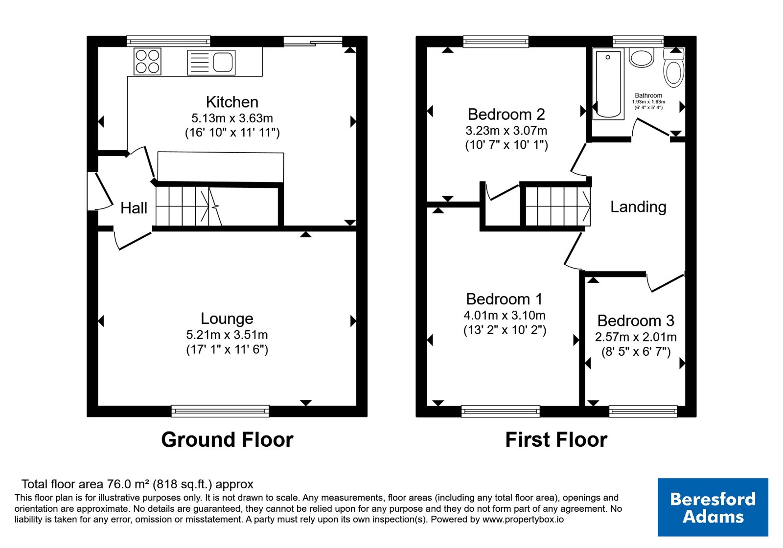 8 Woodlands Court,, DEESIDE, Clwyd floorplan