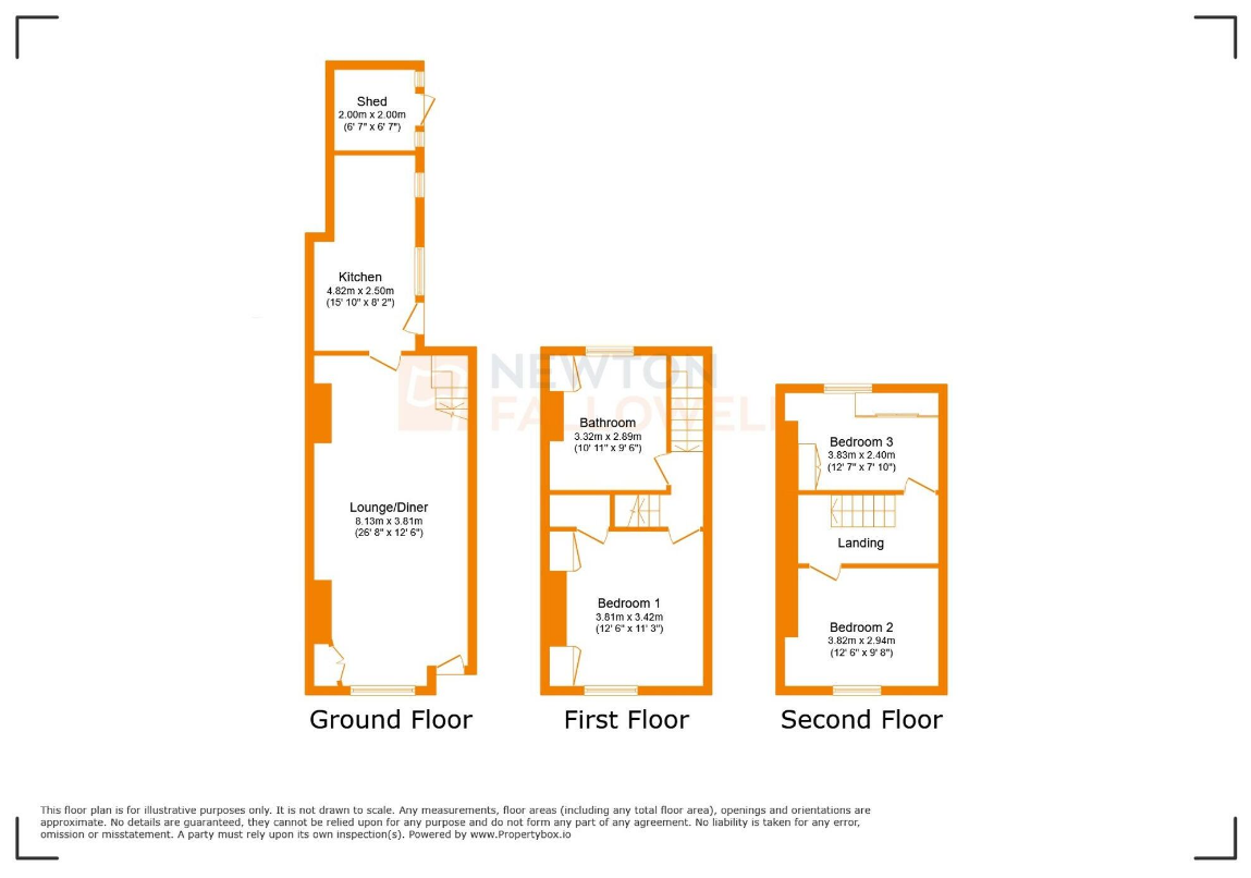 9, Brookside, Leicester floorplan