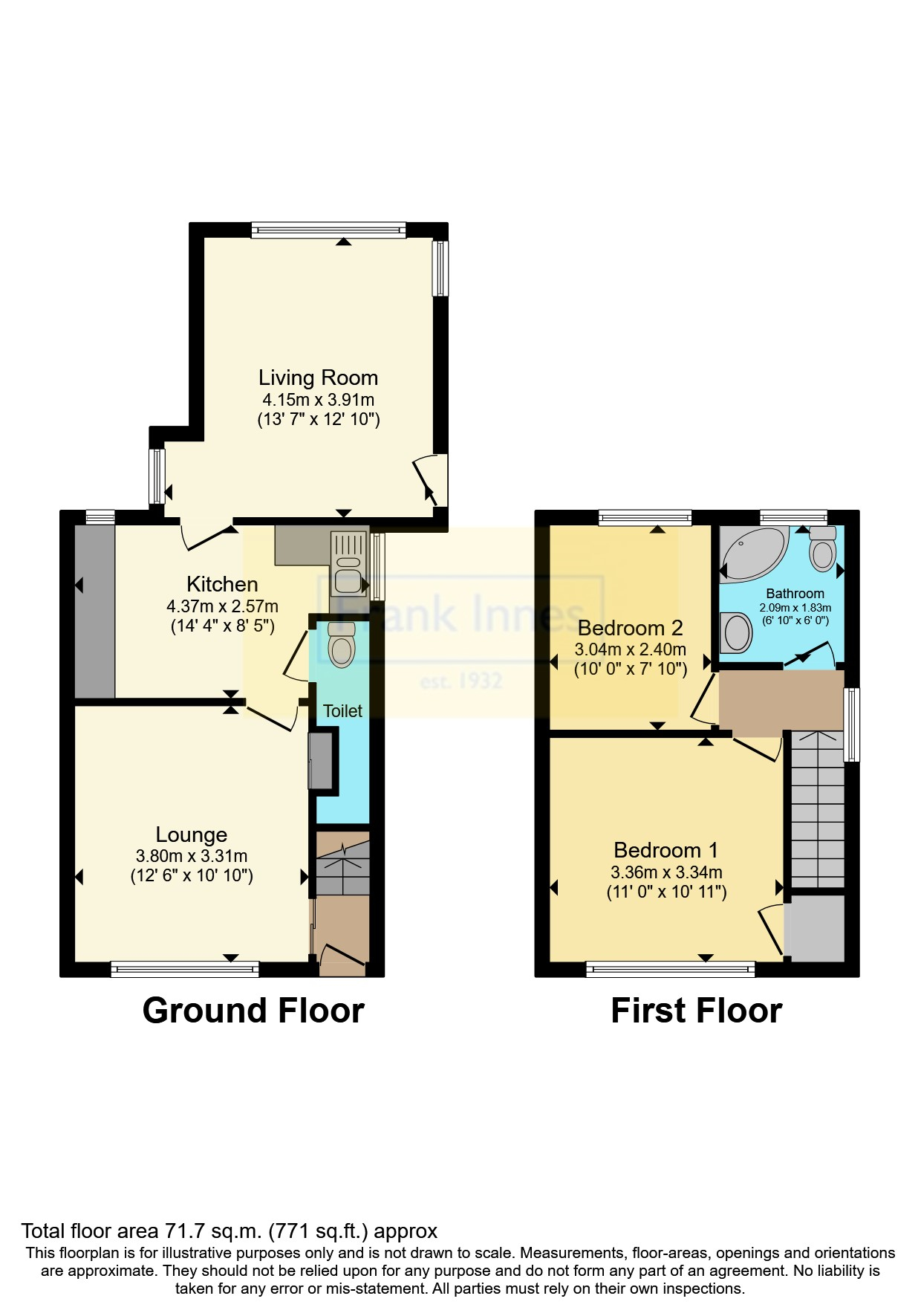Park Street, Heanor, Derbyshire DE75, 2 bedroom semidetached house for