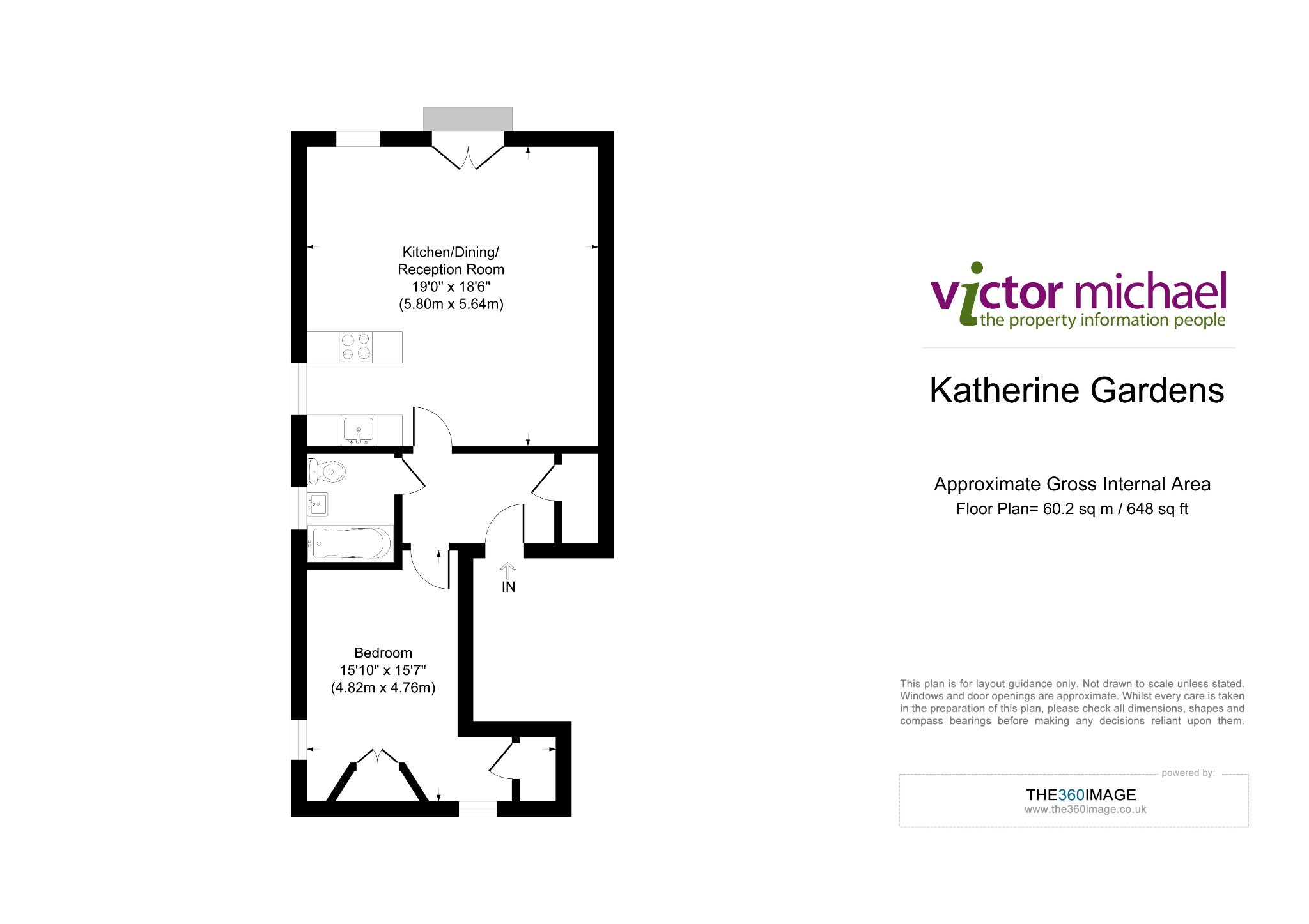 Apartment 3, Burgess Apartments 1B Katherine Gardens, Essex floorplan