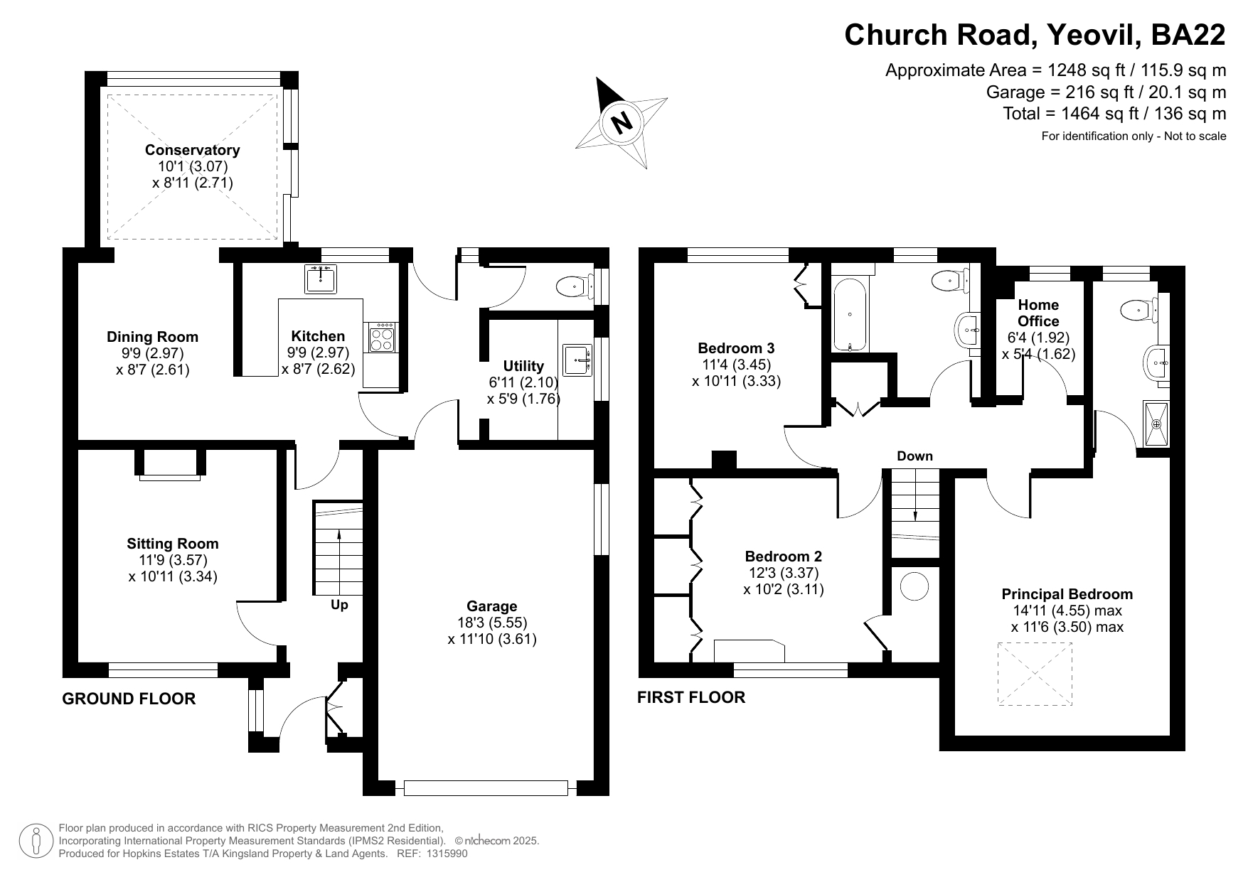 45, Church Road, Yeovil floorplan